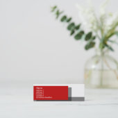 日曜日日曜日のプロフィールカード スキニー名刺 (スタンド正面)