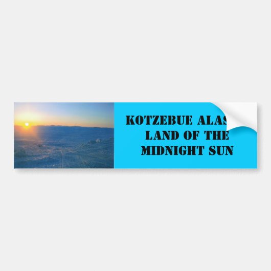 日曜日日曜日(3)、THEMIDNIGHTのKOTZEBUE ALASKALAND… バンパーステッカー (正面)