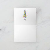 日曜日服はメッセージカード感謝していしています サンキューカード (内部)