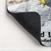 日曜日浸る襟首をつかまれたトカゲのクローズアップの写真 マウスパッド (コーナー)