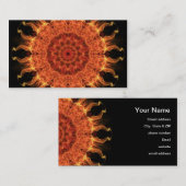 日曜日燃え立つこと 名刺 (正面/裏面)