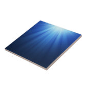 日曜日青い水中光線 タイル (側面)