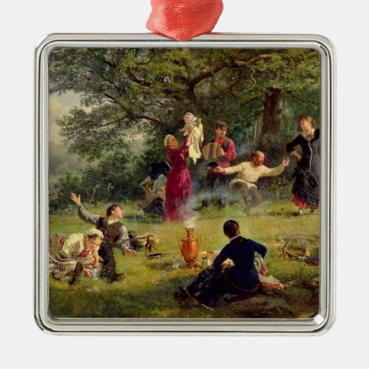 日曜日1884年 メタルオーナメント (正面)