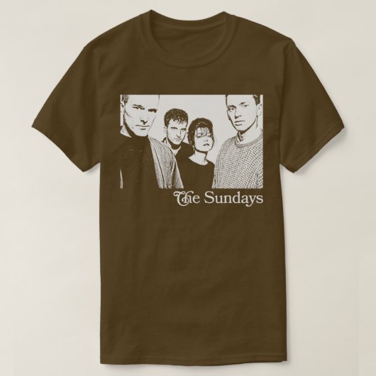 日曜日90年代のレトロファンアート Tシャツ (デザイン正面)