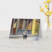 日曜日 |エドワード・ホッパー | カード (黄色い花)