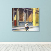 日曜日 |エドワード・ホッパー | キャンバスプリント (インサイチュ (ウッドフロア))