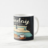 日曜日 コーヒーマグカップ (正面右)