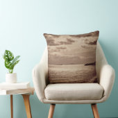 日曜日、ノルマンディーc.1857 (セピア色の写真の効果 クッション (椅子)