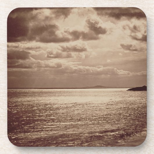 日曜日、ノルマンディーc.1857 (セピア色の写真の効果 コースター (正面)