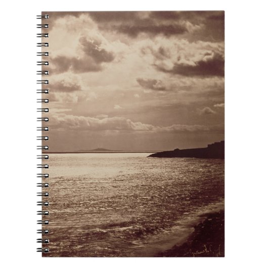 日曜日、ノルマンディーc.1857 (セピア色の写真の効果 ノートブック (正面)