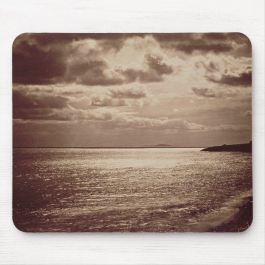 日曜日、ノルマンディーc.1857 (セピア色の写真の効果 マウスパッド (正面)