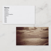 日曜日、ノルマンディーc.1857 (セピア色の写真の効果 名刺 (正面/裏面)