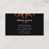 日曜日-曼荼羅燃え立つこと 名刺 (裏面)