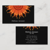 日曜日-曼荼羅燃え立つこと 名刺 (正面/裏面)