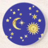 日曜日、月及び星 コースター (正面)