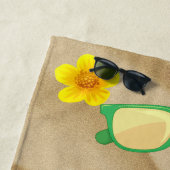 日曜日|Beachタオルのビーチサンダル及びおもしろい ビーチタオル (インサイチュ)