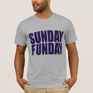日曜日Fundayのアメリカの服装のTシャツ Tシャツ