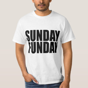 日曜日Fundayの価値Tシャツ Tシャツ