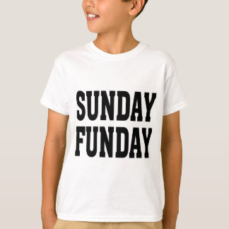 日曜日Funday Tシャツ
