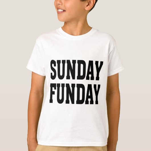 日曜日Funday Tシャツ (正面)