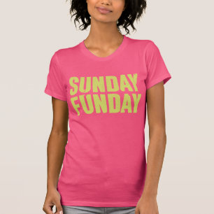 日曜日Funday Tシャツ