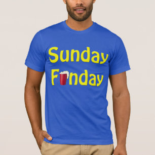 日曜日Funday Tシャツ