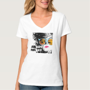 日曜日Funday Tシャツ
