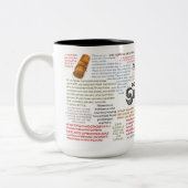 日曜日Quotable Tzuのマグ ツートーンマグカップ (左)