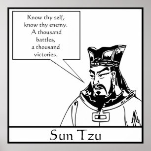 日曜日Tzu -- 中国のな軍の戦略家 ポスター
