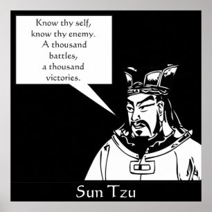 日曜日Tzu -- 中国のな軍の戦略家 ポスター