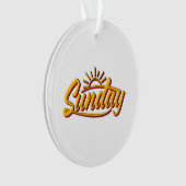 日曜最高のの夏 オーナメント (正面)