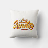 日曜最高のの夏 クッション (裏面)