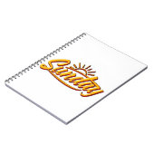 日曜最高のの夏 ノートブック (左側)