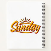 日曜最高のの夏 ノートブック (裏面)