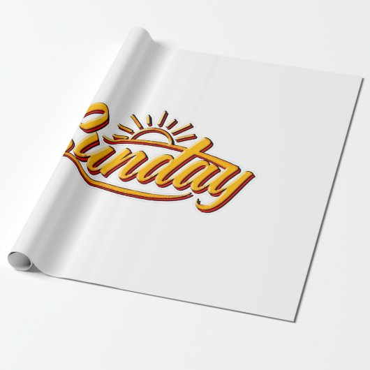 日曜最高のの夏 ラッピングペーパー (アンロールド)