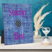 日曜最高の フォトプラーク (側面)