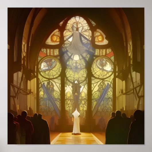 日曜礼拝ポスター ポスター (正面)