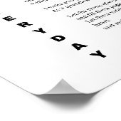 日書本詩ポスターウォールアートデカール ポスター (角)