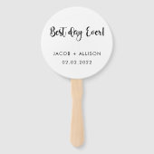 日最高の々のエレガントな結婚式 ハンドファン (正面)