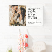 日最高のの写結婚真 横断幕 (インサイチュ)