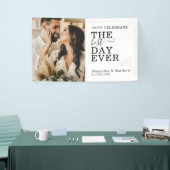 日最高のの写結婚真 横断幕 (トレードショー)