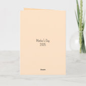 日最高の出から日の入りまでの母海写真 カード (裏面)