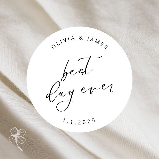 日最高の刻シール ラウンドシール