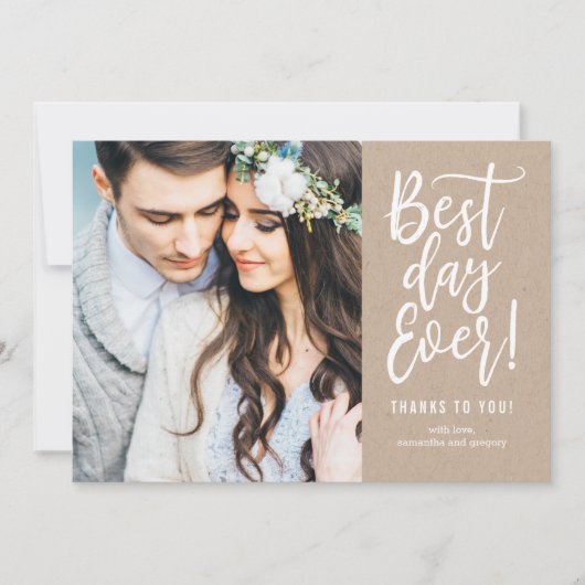 日最高の刻Kraftありがとうノートカード ノートカード (正面)