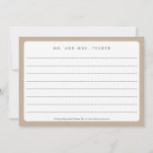 日最高の刻Kraftありがとうノートカード ノートカード (裏面)