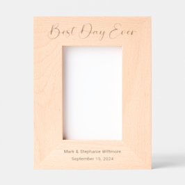 日最高の前4x6カスタマイズ可能なフォトフレーム写真 レーザー彫刻フレーム