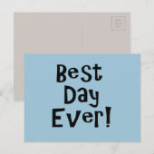 日最高の前！ ポストカード (正面/裏面)