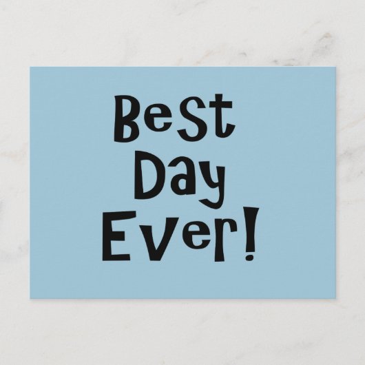 日最高の前！ ポストカード (正面)