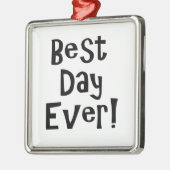 日最高の前！ メタルオーナメント (左)