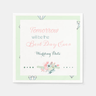 日最高の前（リハーサルディナー） スタンダードカクテルナプキン